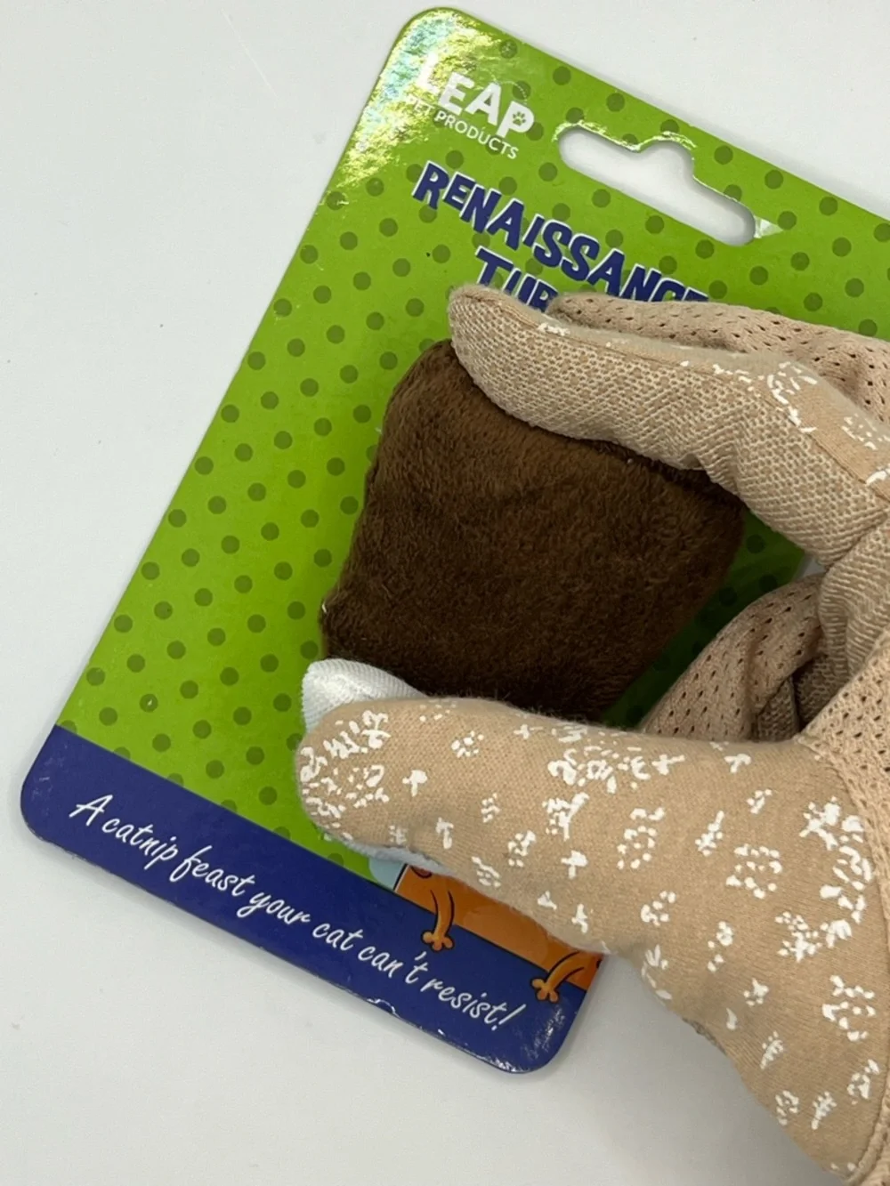 LEAP Renaissance Fair Turkey Leg Plush Cat Toy - Catnip Filled